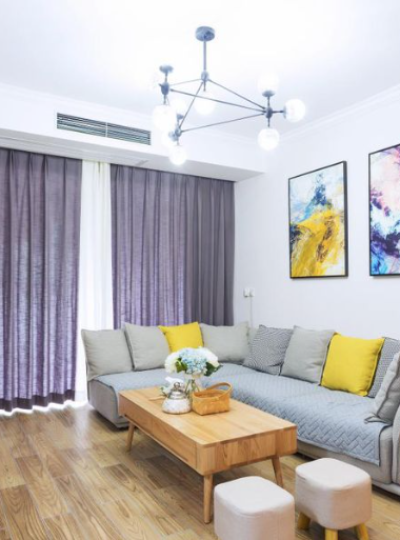 Thiết Kế Căn Hộ Trang Trí Đơn Giản 95㎡
